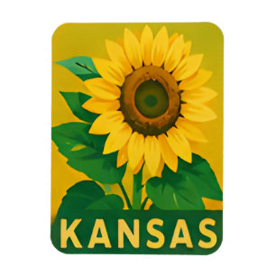Íman 🌻 Kansas Escape do País do Girassol