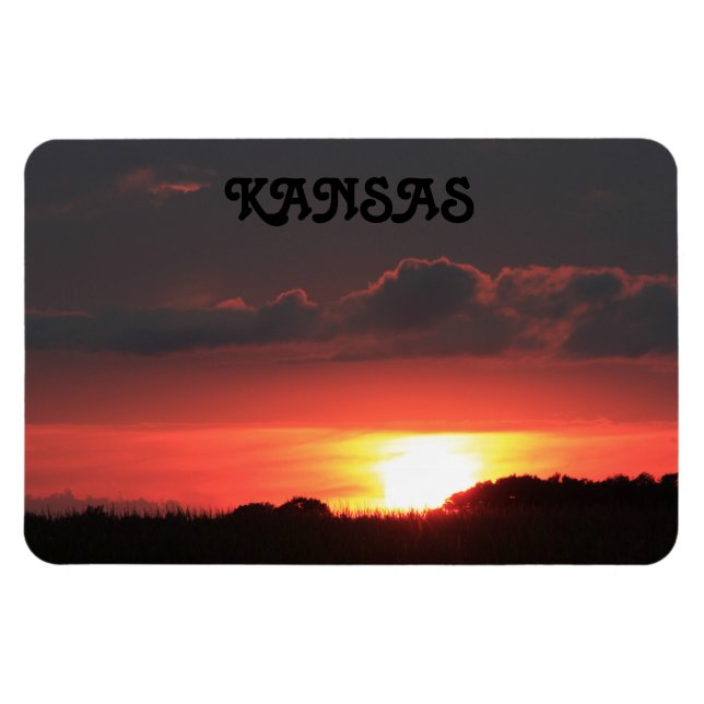 Íman Kansas Sunset com Lâmpada Flexível (Horizontal)