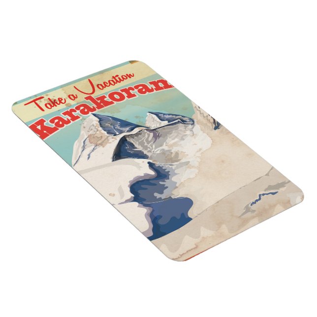 Íman Karakoram Vintage Poster (Lado Direito)