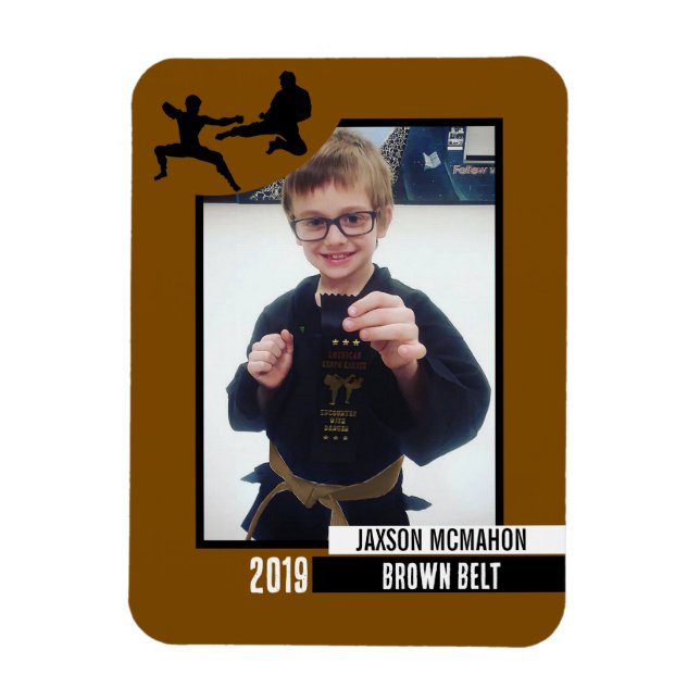 Íman Karate Belt Consegue Fotografia Flexível (Vertical)