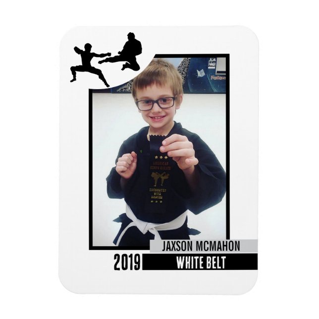 Íman Karate Belt Consegue Fotografia Flexível (Vertical)