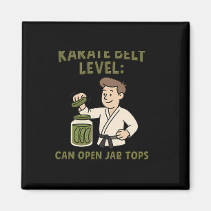Íman Karate Belt Nível Pode Abrir Jar Tops Artes Marcia
