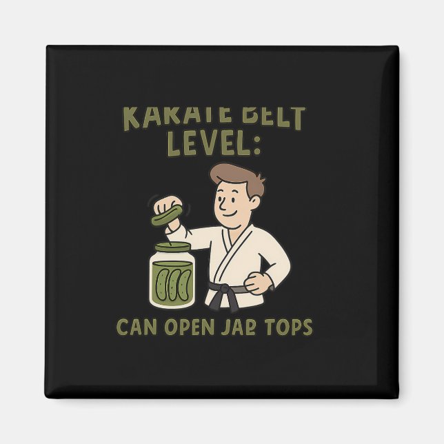 Íman Karate Belt Nível Pode Abrir Jar Tops Artes Marcia (Frente)