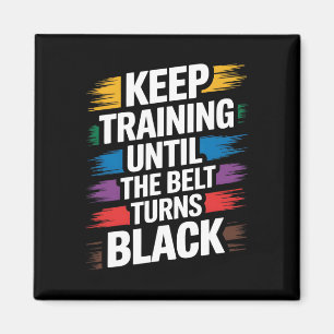 Íman Karate Belt Taekwondo Treinando Arte Marcial Promo