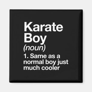 Íman Karate Boy Definition Engraçado Artes Marciais Esp