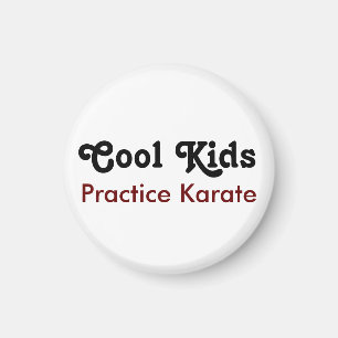 Íman Karate de treino para crianças legal