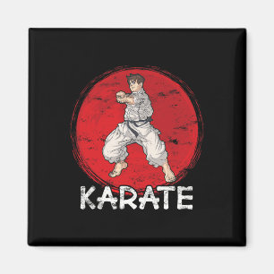 Íman Karate Grunge Design A Man In Anime Style