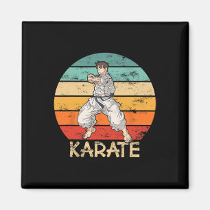 Íman Karate Grunge Design Karate Fighter Faz Pancada