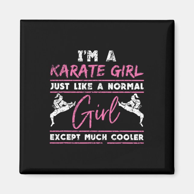 Íman Karate Lover Athlete Mulheres Presentes Karate (Frente)
