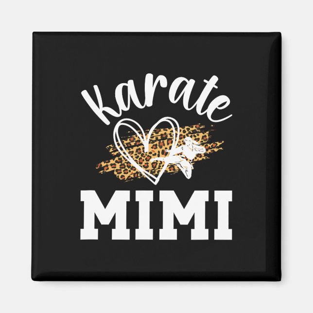 Íman Karate Mimi Leopard Karate Mimi Avó (Frente)