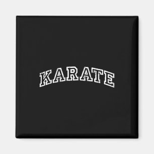 Íman Karate Minimalist Vintage inspira a retrovarsity S