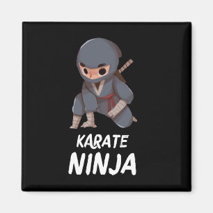 Íman Karate Ninja Boy Engraçado Artes Marciais Esportiv