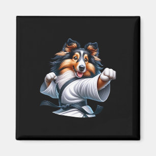 Íman Karate Shetland Sheepdog Amantes de os animais de