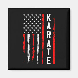 Íman Karate Usa Flag Americano