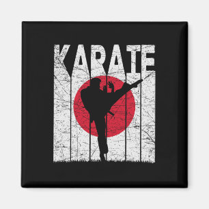 Íman Karate Vintage Arts Marciais Retro Karate Japonês