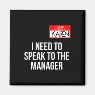 Íman Karen Costume Halloween Posso Falar Com O Gerente?