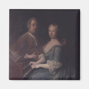 Íman Karl-Heinrich Graun e sua esposa Anna-Louise
