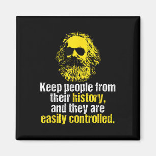 Íman Karl Marx Cita O Funny Partido Socialista Dsa