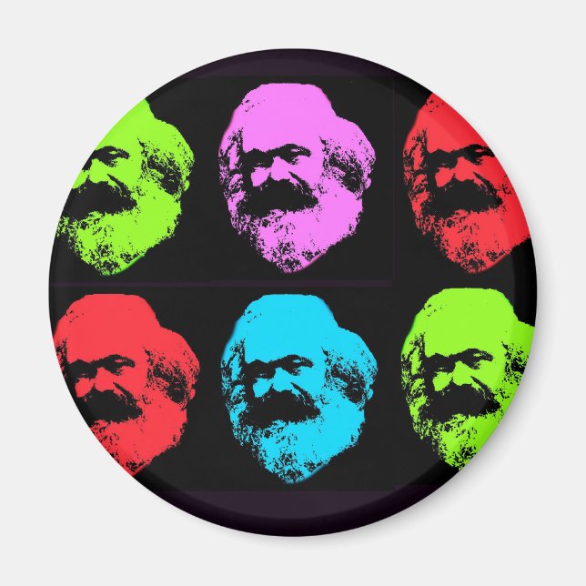 Íman Karl Marx Collage (Frente)
