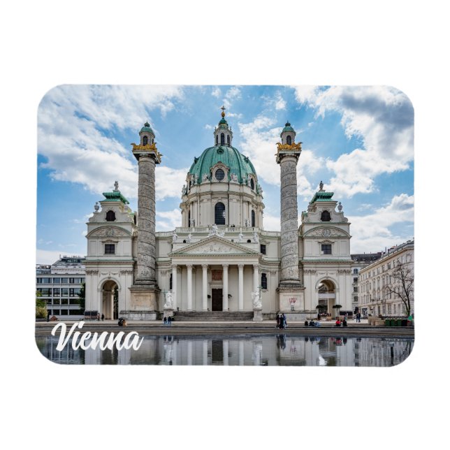 Íman Karlskirche em Viena, Áustria (Horizontal)