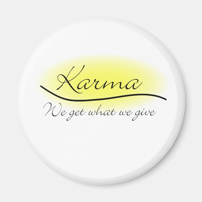 Íman Karma - Conseguimos O Que Damos (Frente)