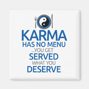 Íman Karma Não Tem Menu... Gráfico Yin Yang