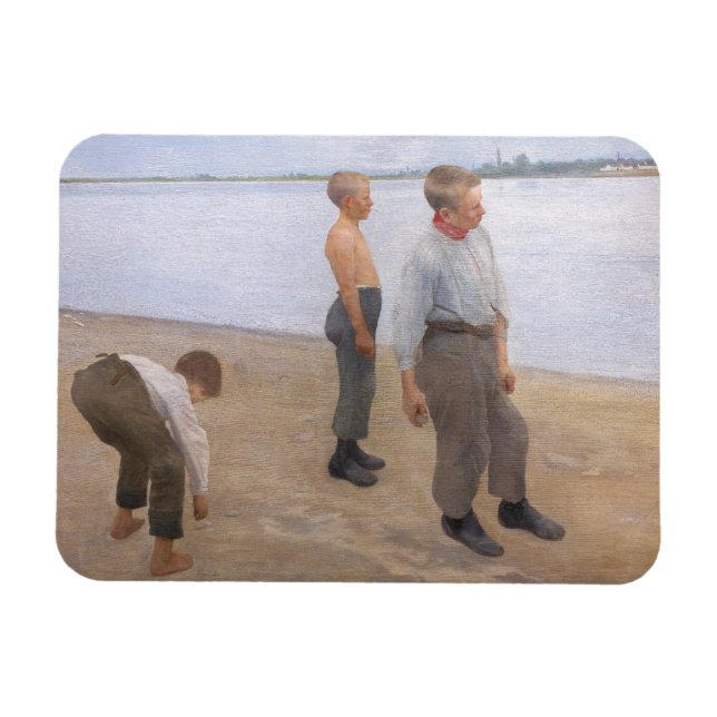 Íman Károly Ferenczy - Meninos Jogando Pedras (Horizontal)