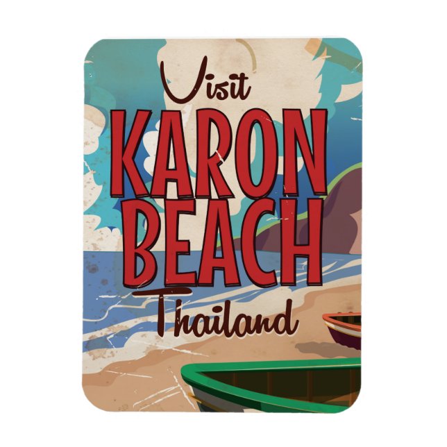 Íman Karon Beach tailândia viagens vintage (Vertical)