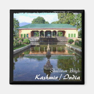 Íman Kashmir, Srinagar - Shalimar jardina (o ímã)