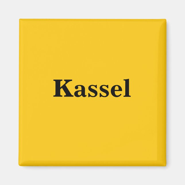 Íman Kassel Magnet Schild Dourada Gleb (Frente)