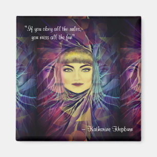 Íman Katharine Hepburn - Citação Feminista Inspiradora