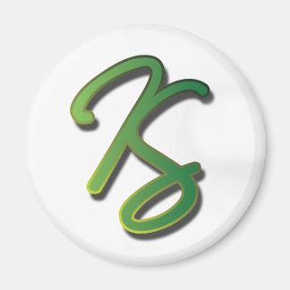 Íman Katie Stoder - Magnet Redondo (branco)