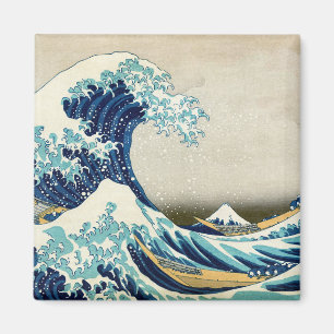 Íman Katsushika Hokusai - A onda do Excelente de Kanaga