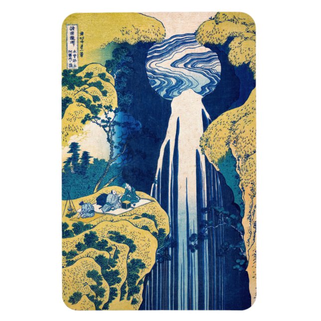 Íman Katsushika Hokusai - Amida Falls (Vertical)