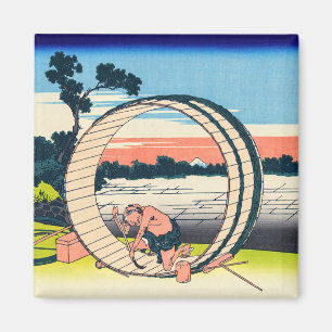 Íman Katsushika Hokusai - Fujimigahara, Província de Ow