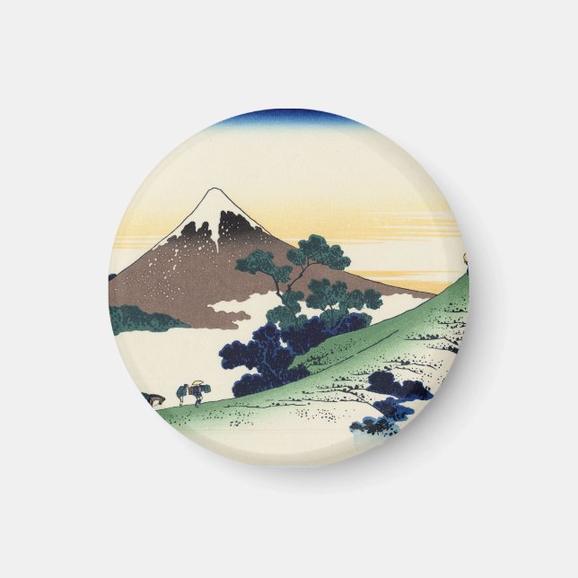Íman Katsushika Hokusai. O Inume Pass no Kai Provinc (Frente)