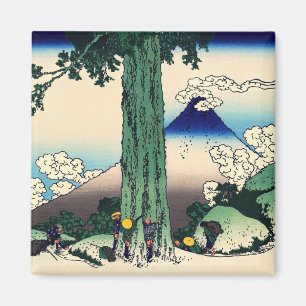 Íman Katsushika Hokusai - Passagem de Mishima na proví