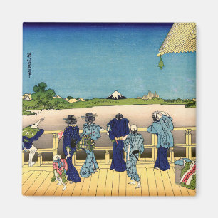 Íman Katsushika Hokusai - Sala de Sazai, Temple 500 Rak