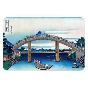 Íman Katsushika Hokusai - Sob Ponte Mannen, Fukagawa