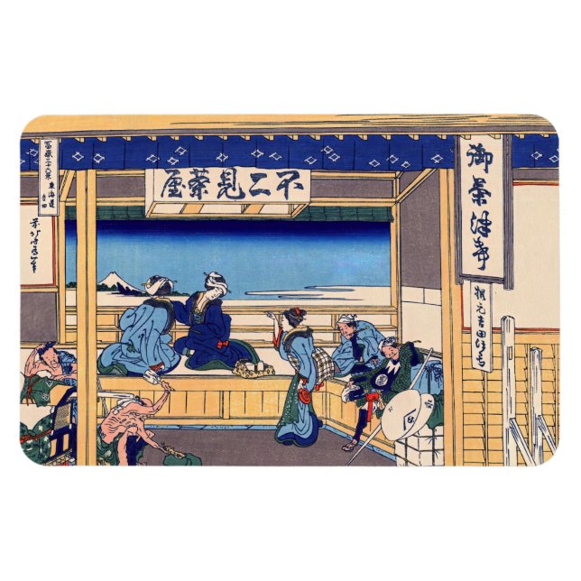Íman Katsushika Hokusai - Yoshida no Tokaido (Horizontal)