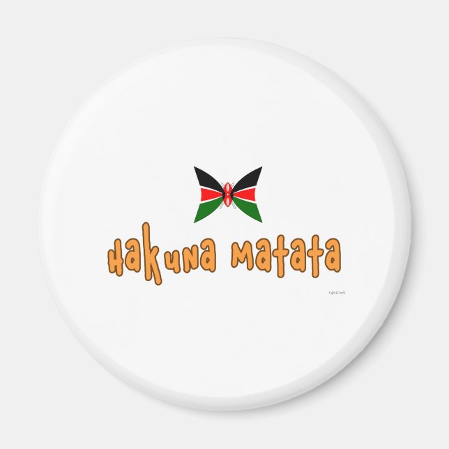 Íman KattCraft: Hakuna Matata (Frente)