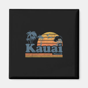 Íman Kauai Havaí Vintage Praia Verão Surf 70s Retrô