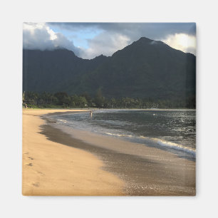 Íman Kauai Surf Co. Hanalei Beach Refrigerator Magnet