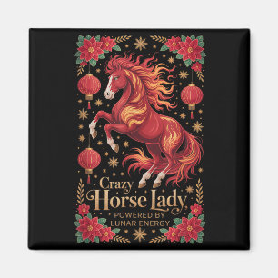 Íman Kawaii 2026 Crazy Horse Lady Energizada Lunar Ener