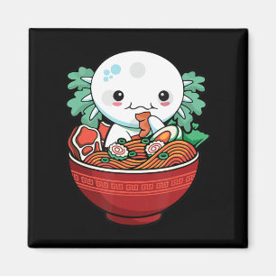 Íman Kawaii Axolotl Ramen Japonês Anime Lover Teen Gir