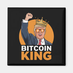 Íman Kawaii Bitmoney King Trump Crypto Shades Bitmoney
