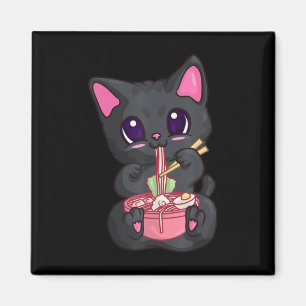 Íman Kawaii Bubble Tea s para mulheres Boba Maneki Neko