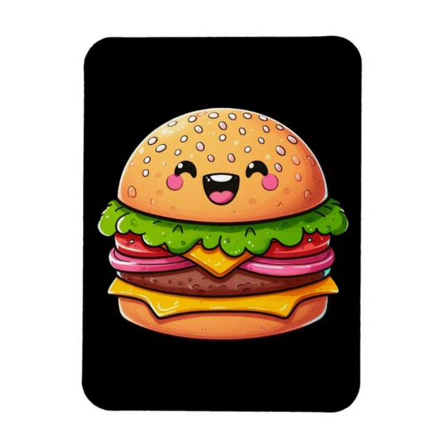 Íman Kawaii Burger Delight (Vertical)