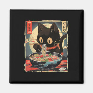 Íman Kawaii Cat Comendo Ramen Noodles Anime Gift Girls