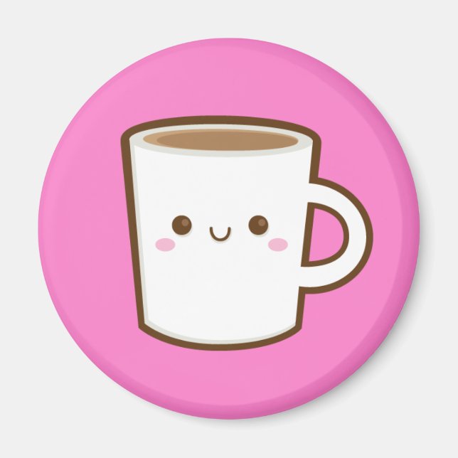 Íman Kawaii Coffee Magnet (Frente)